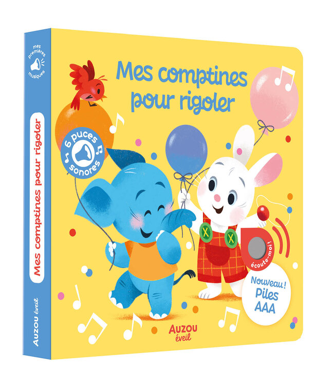 AUZOU LIVRE - MES COMPTINES POUR RIGOLER