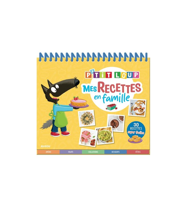 AUZOU LIVRE P'TIT LOUP - MES RECETTES EN FAMILLE