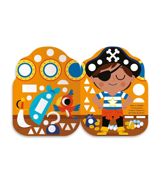 AUZOU GOMMETTES - L'AVENTURE DE PETIT PIRATE