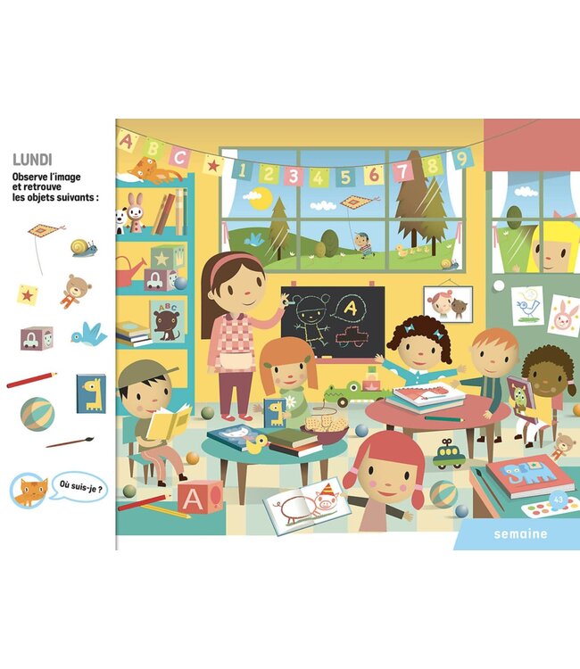 AUZOU CHERCHE ET TROUVE - À LA MATERNELLE