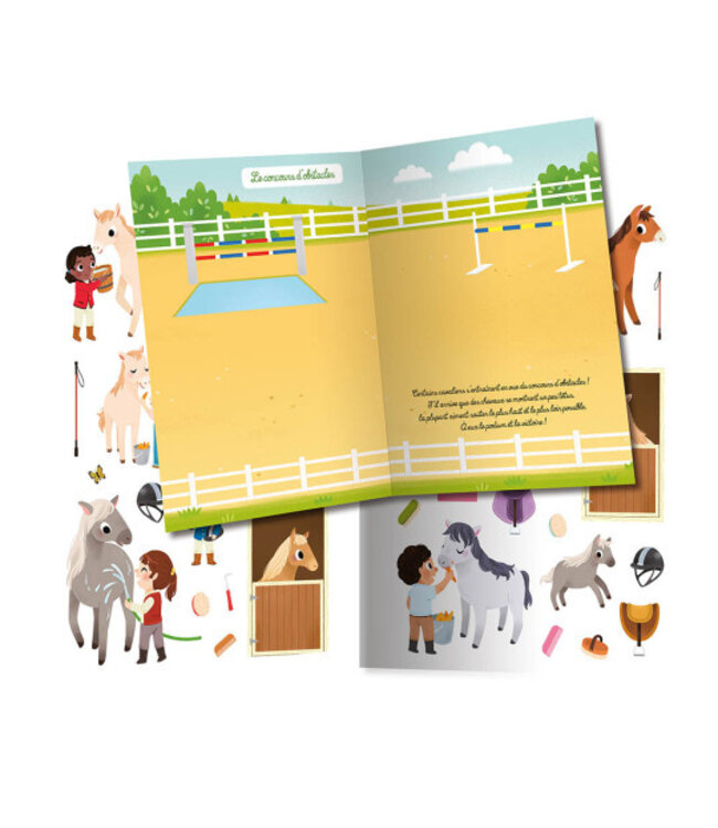 AUZOU MES AUTOCOLLANTS (250) - CHEVAUX ET PONEYS