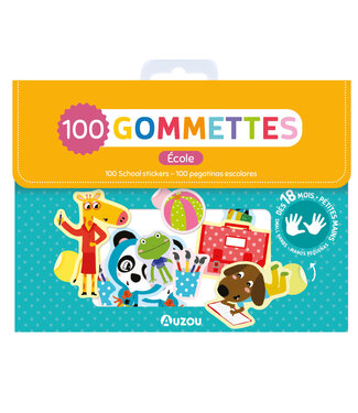 AUZOU 100 GOMMETES - ÉCOLE