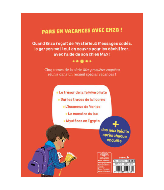 AUZOU LIVRE - MES PREMIÈRES ENQUÊTES: EN VACANCES