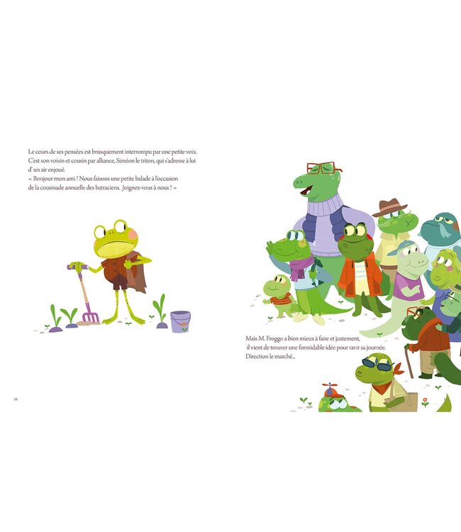 AUZOU LIVRE - LA FANTASTIQUE JOURNÉE DE M. FROGGO