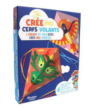 AUZOU COFFRET - JE CRÉE MES CERFS-VOLANTS