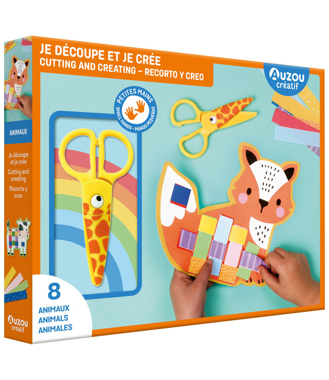 AUZOU JE COUPE ET JE CRÉE - ANIMAUX