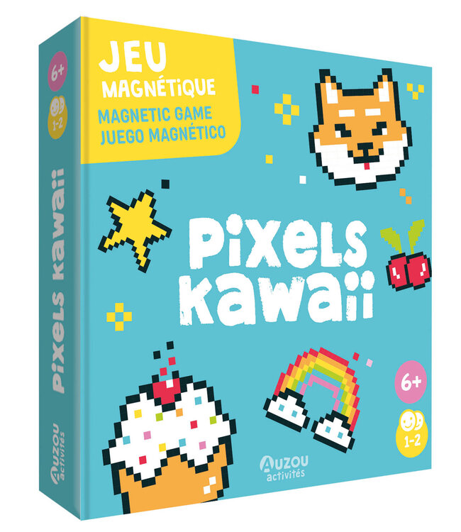 AUZOU JEU MAGNÉTIQUE - PIXELS KAWAII