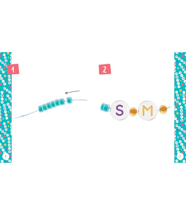 AUZOU COFFRET - MA COLLECTION DE BRACELETS À MESSAGE