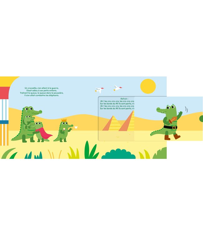 AUZOU LIVRE - MA COMPTINE ANIMÉE: AH ! LES CROCODILES