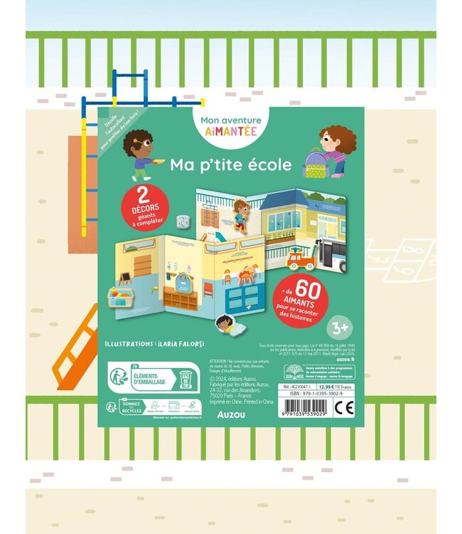 AUZOU MON AVENTURE AIMANTÉE - MA P'TITE ÉCOLE