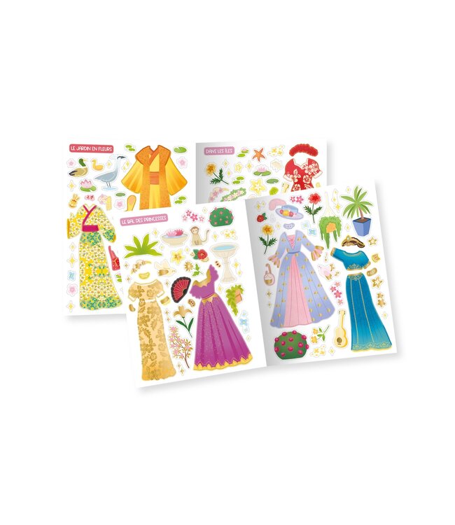 AUZOU AUTOCOLLANTS CRÉATIFS - MERVEILLEUSES PRINCESSES
