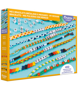 AUZOU COFFRET - MES BRACELETS BRÉSILIENS À MESSAGES