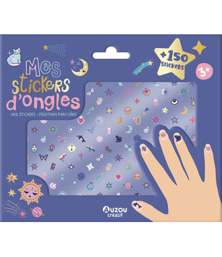 AUZOU MES 150 STICKERS D'ONGLES