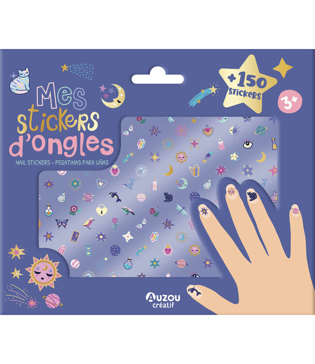 AUZOU MES 150 STICKERS D'ONGLES