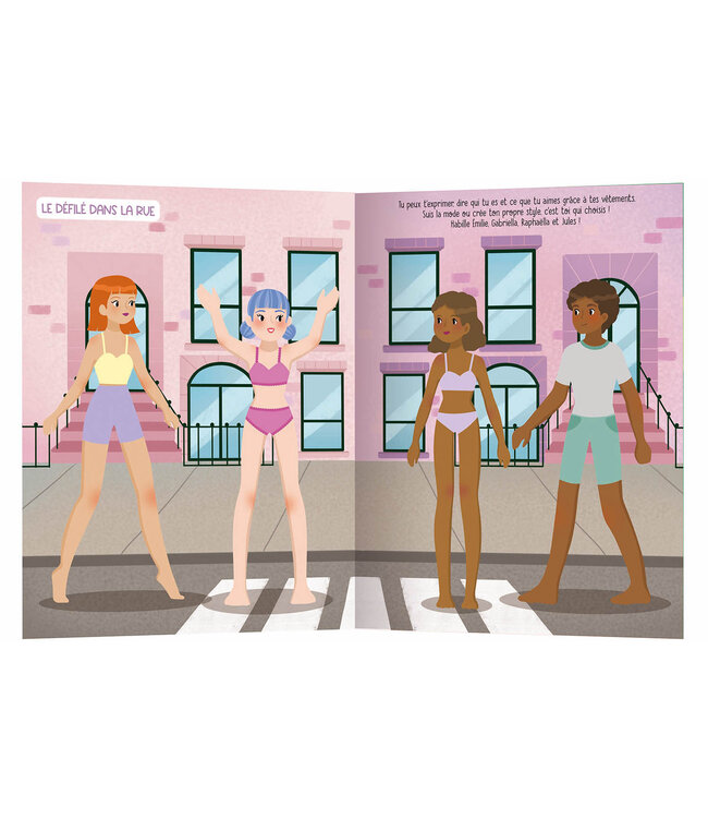 AUZOU MES 500 AUTOCOLLANTS CRÉATIFS - MES CRÉATIONS DE MODE