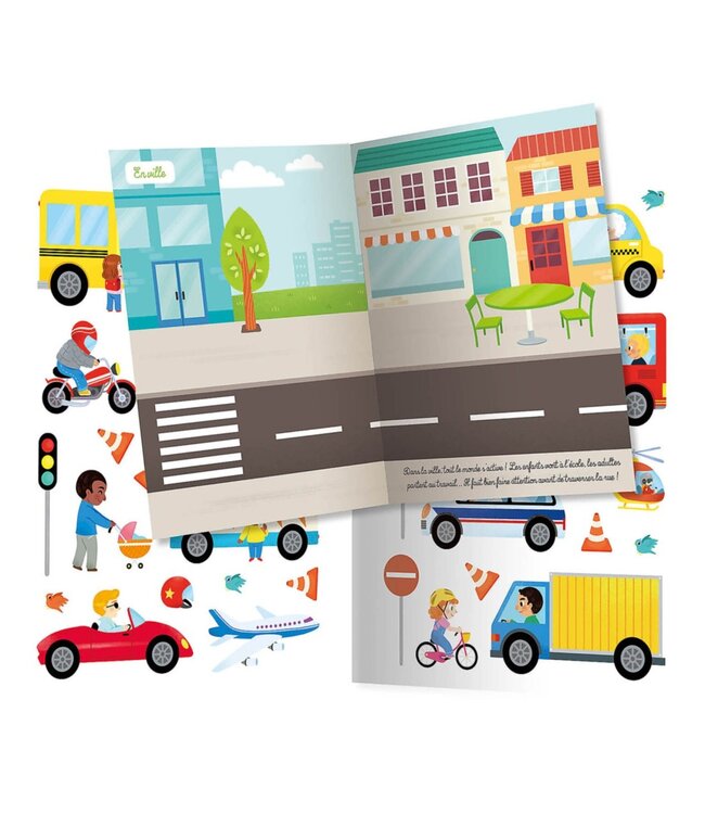 AUZOU MES 500 AUTOCOLLANTS - POLICE ET POMPIERS