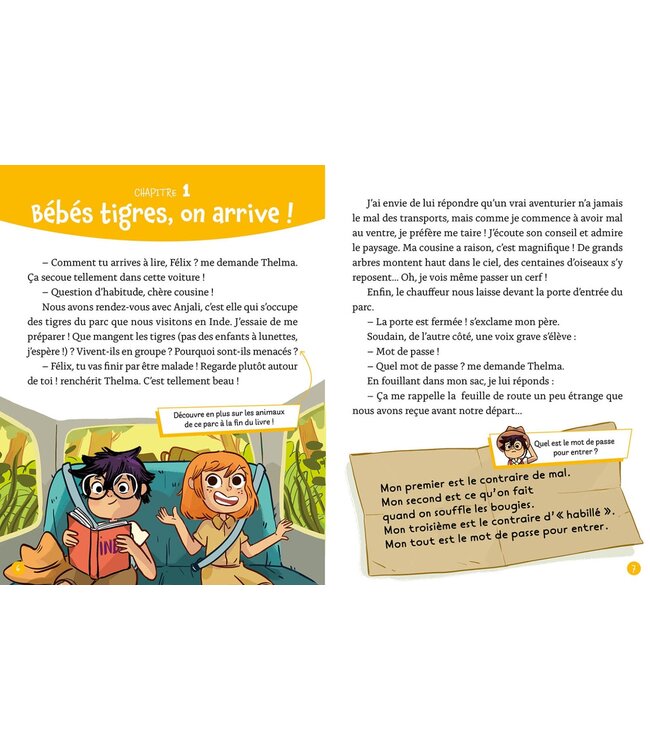 AUZOU LIVRE - MON ROMAN ÉNIGME: MISSION ANIMAUX