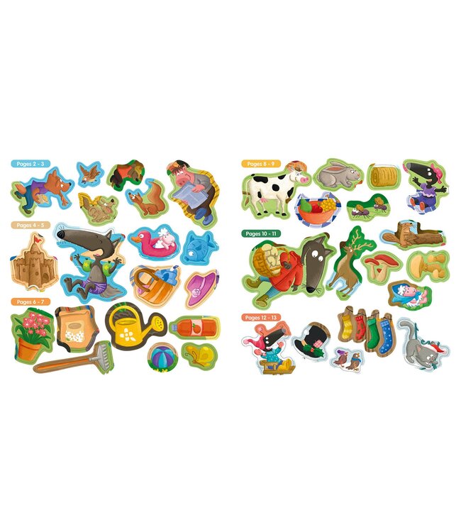 AUZOU CAHIER D'AUTOCOLLANTS P'TIT LOUP - VIVE LES VACANCES