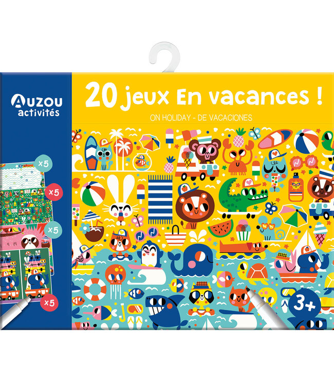 AUZOU 20 JEUX - EN VACANCES
