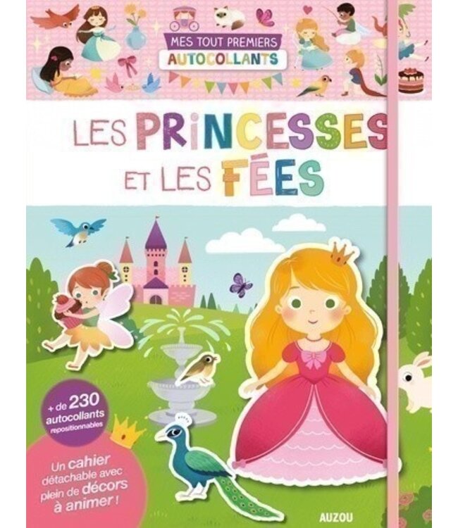 AUZOU MES TOUT PREMIERS AUTOCOLLANTS - LES PRINCESSES ET LES FÉES