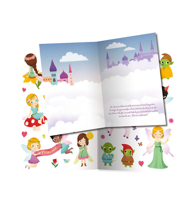 AUZOU MES TOUT PREMIERS AUTOCOLLANTS - LES PRINCESSES ET LES FÉES