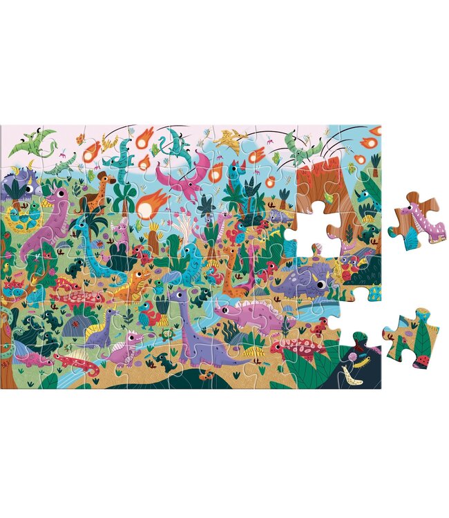 AUZOU CASSE-TÊTE CHERCHE ET TROUVE - LES DINOSAURES