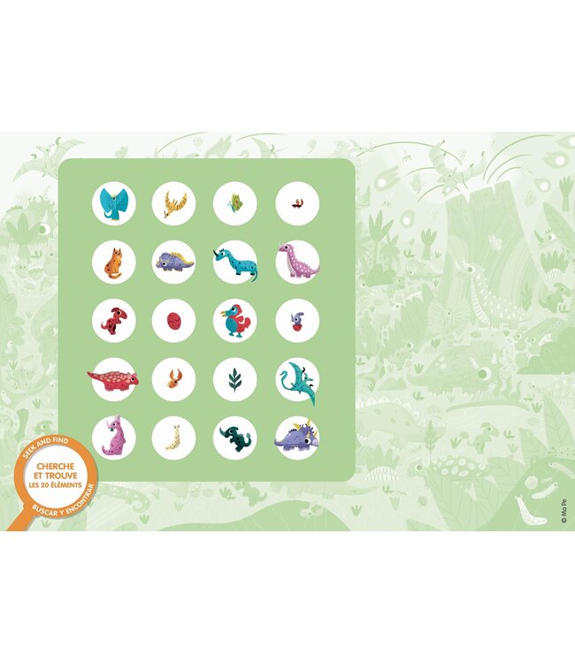 AUZOU CASSE-TÊTE CHERCHE ET TROUVE - LES DINOSAURES