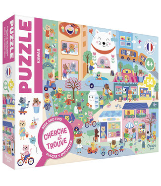 AUZOU CASSE-TÊTE CHERCHE ET TROUVE - KAWAII
