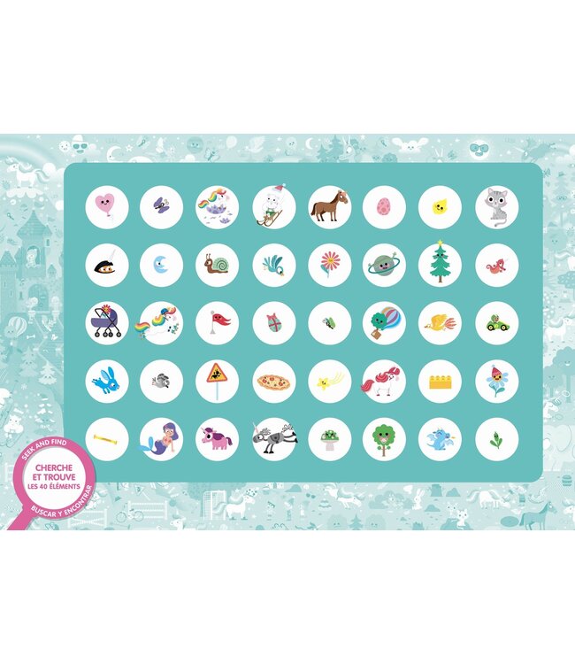 AUZOU CASSE-TÊTE CHERCHE ET TROUVE - LICORNES