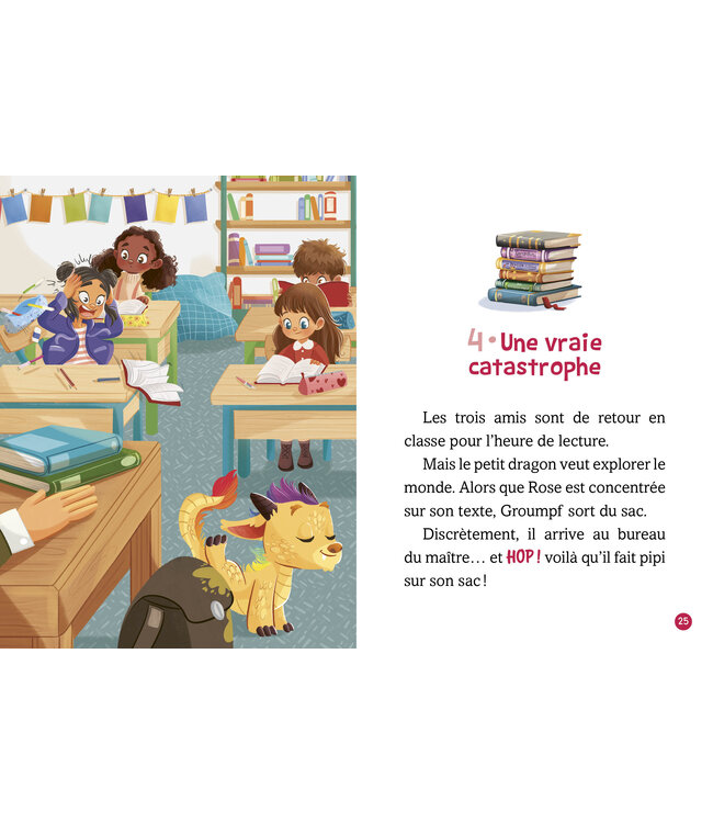 AUZOU LIVRE - UN DRAGON À L'ÉCOLE