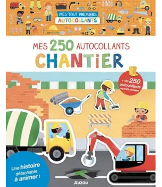 AUZOU MES 250 AUTOCOLLANTS - CHANTIER