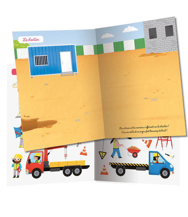 AUZOU MES 250 AUTOCOLLANTS - CHANTIER