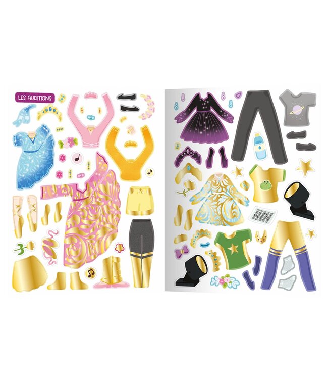 AUZOU MES 500 AUTOCOLLANTS CRÉATIFS - JOLIES DANSEUSES