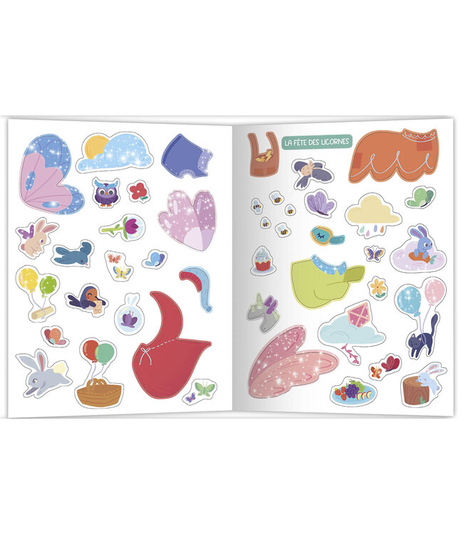 AUZOU MES 500 AUTOCOLLANTS CRÉATIFS - LICORNES