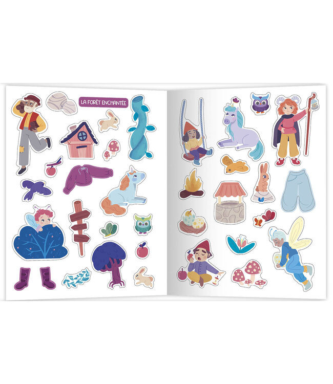 AUZOU MES 500 AUTOCOLLANTS CRÉATIFS - LICORNES