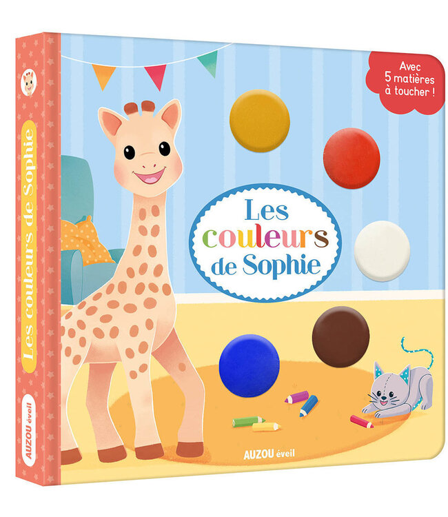 AUZOU LIVRE À TOUCHER - LES COULEURS DE SOPHIE