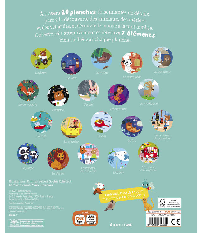 AUZOU MES 20 CHERCHE ET TROUVE DES TOUT-PETITS