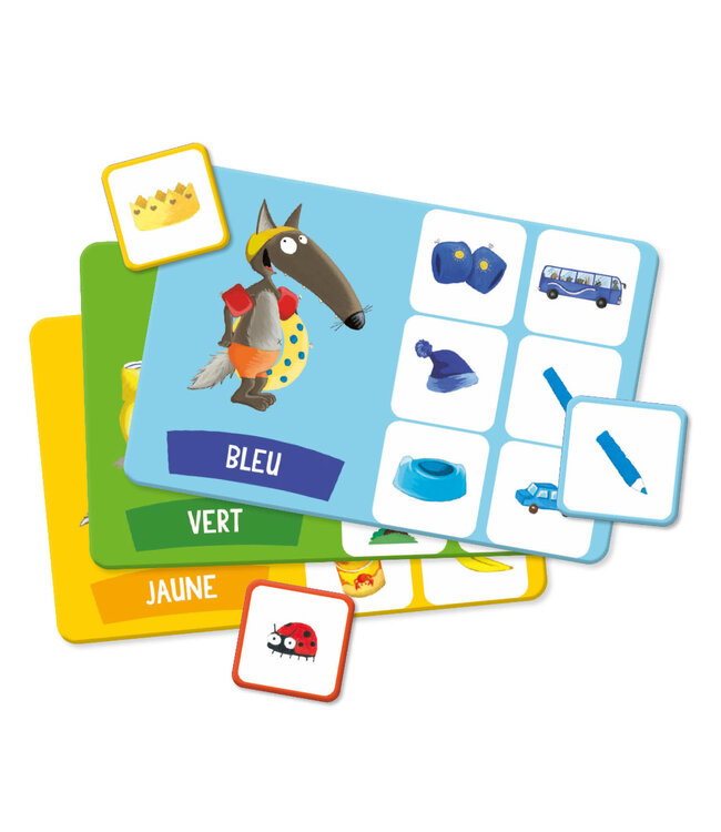 AUZOU COFFRET P'TIT LOUP - LE LOTO DES COULEURS