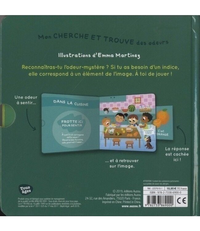 AUZOU MON CHERCHE ET TROUVE - DES ODEURS