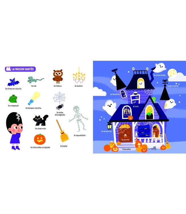 AUZOU LIVRE - MES 200 PREMIERS MOTS - L'HALLOWEEN