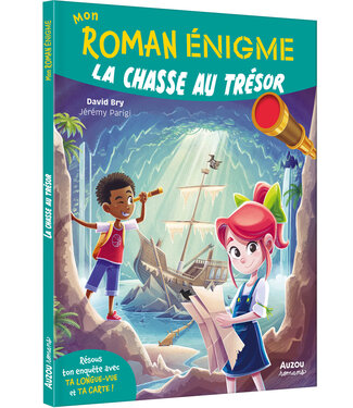 AUZOU LIVRE - MON ROMAN ÉNIGME : LA CHASSE AU TRÉSOR