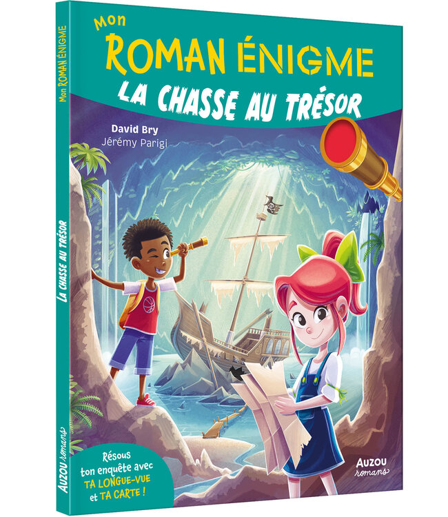AUZOU LIVRE - MON ROMAN ÉNIGME : LA CHASSE AU TRÉSOR