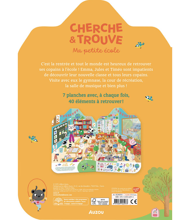 AUZOU CHERCHE ET TROUVE - MA PETITE ÉCOLE