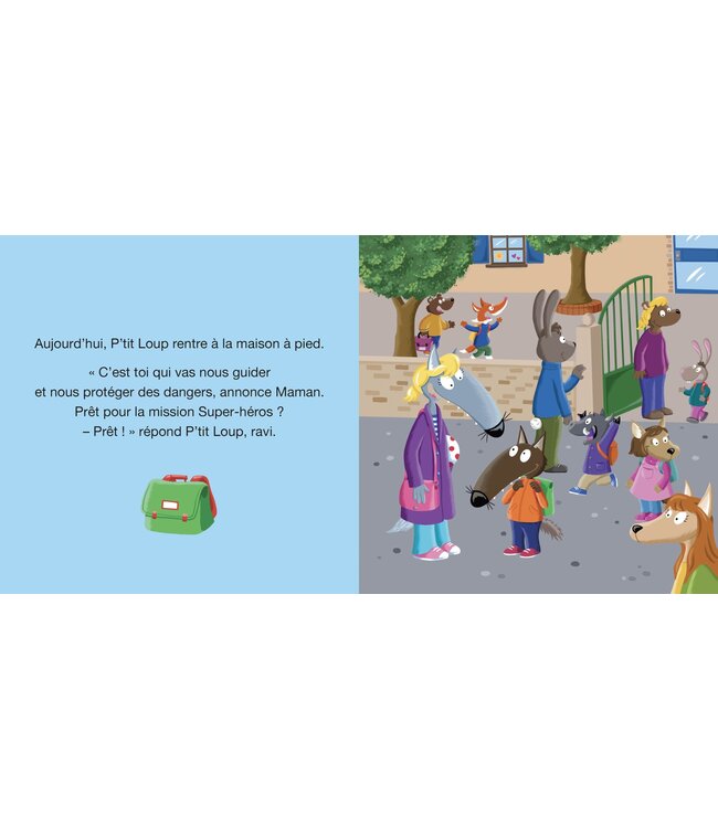 AUZOU LIVRE - P'TIT LOUP: FAIT ATTENTION DANS LA RUE