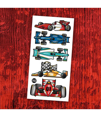 PiCO TATOO TATOUAGES TEMPORAIRES - LA COURSE AUTOMOBILE