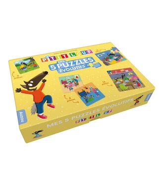 AUZOU MES 5 PUZZLES EVOLUTIFS - P'TIT LOUP
