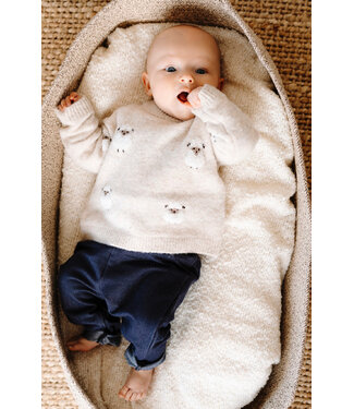ROSE & LÉO CHANDAIL MOUTON TRICOTÉ - BEIGE