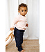 ROSE & LÉO CARDIGAN EN TRICOT - ROSE PÂLE