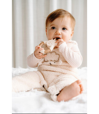 ROSE & LÉO SALOPETTE EN SHERPA - MOUTON BEIGE