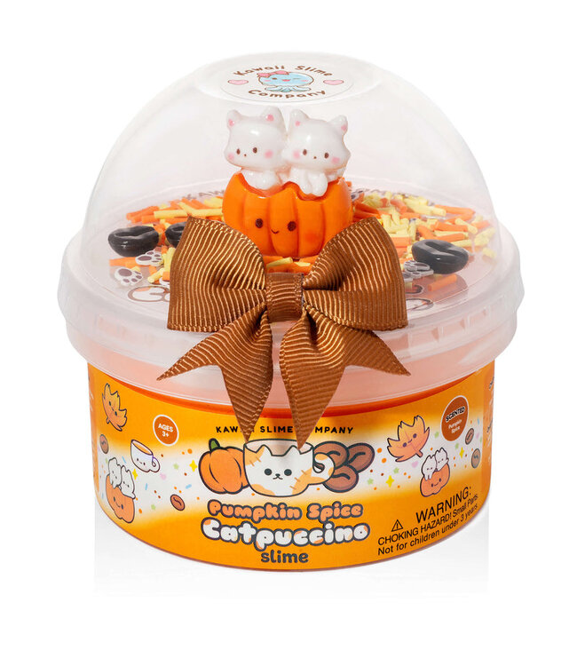 KAWAII SLIME COMPANY SLIME - PUMPKIN SPICE CATPUCCINO